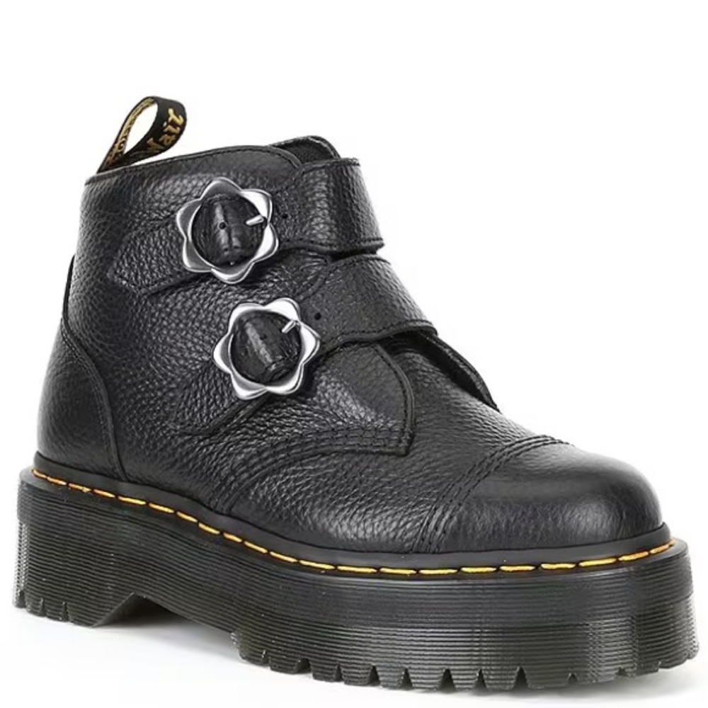 Devon Flower Buckle Doc Martens Size 7
